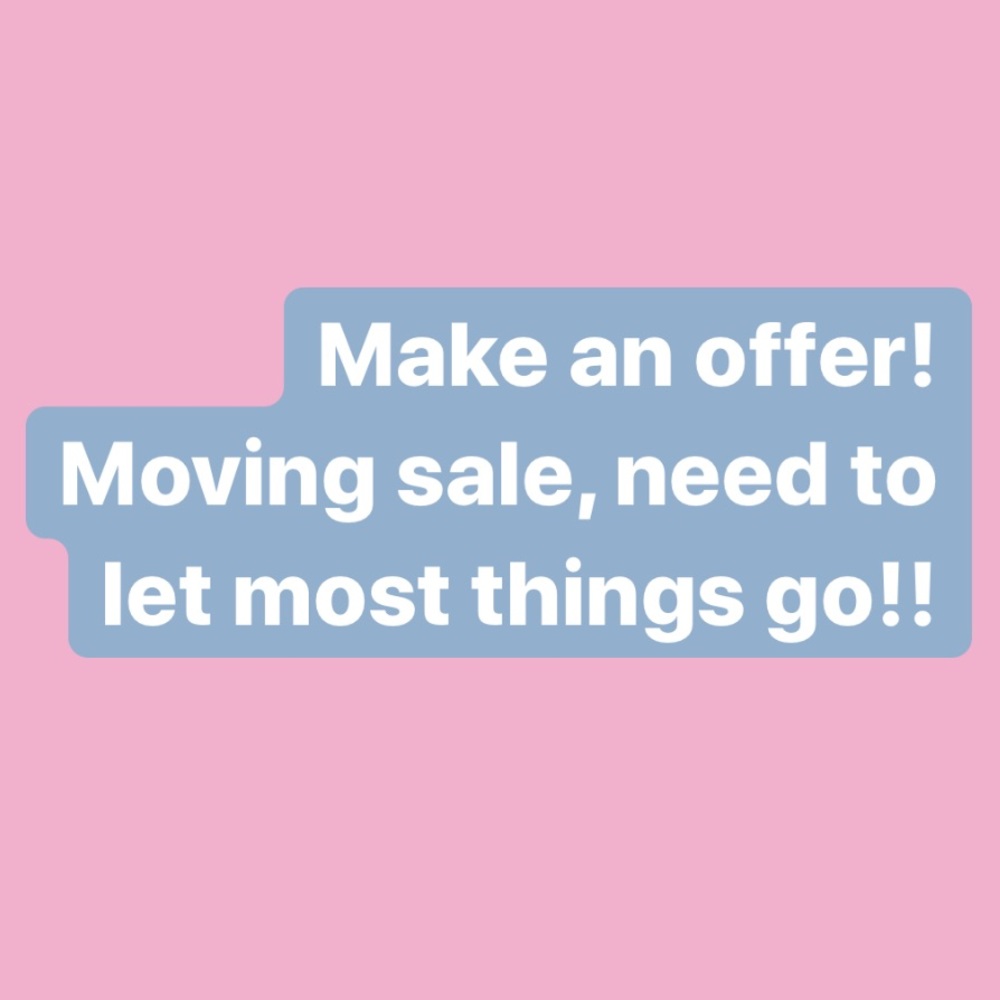 MAKE AN OFFER ON ANYTHING YOU LIKE!🤩🤩